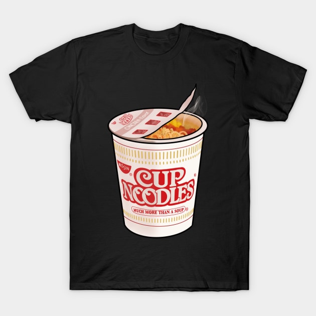Cup Ramen Noodles T-Shirt by peachycrossing